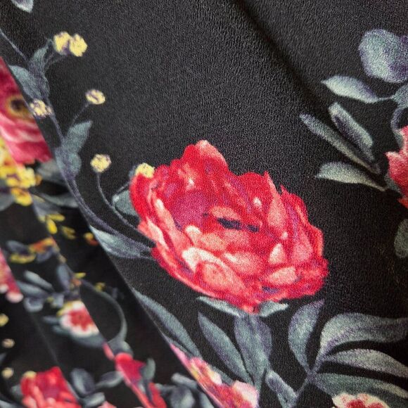 EUC XHILARATION FLORAL BUSTIER TANK SHORT DRESS SIZE L - Picture 4 of 13